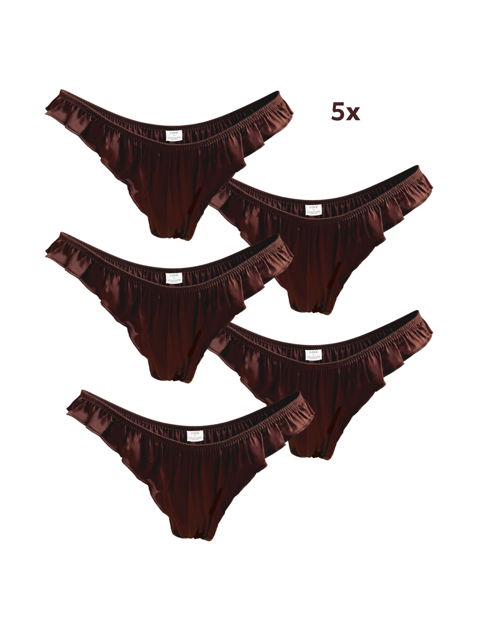 De zijden string, set van 5